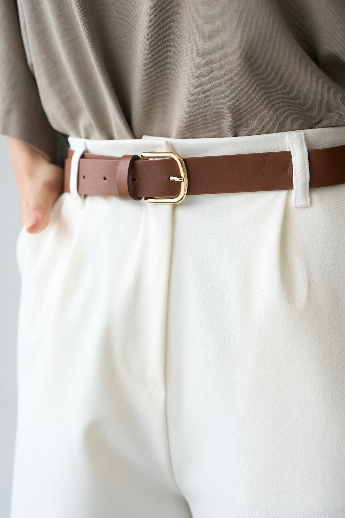 AZURE BELTED SHORTS