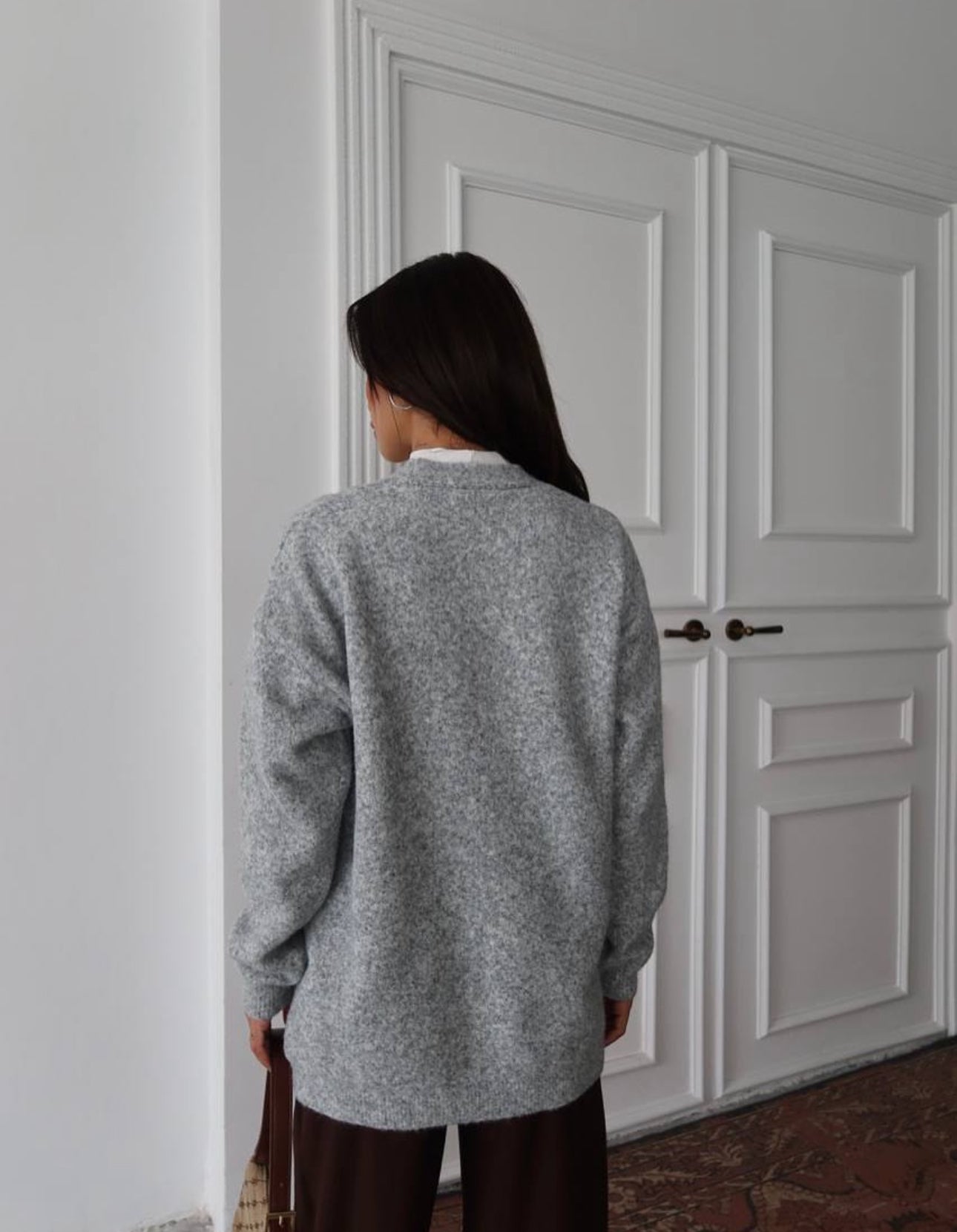 LIORA SOFT BUTTON CARDIGAN