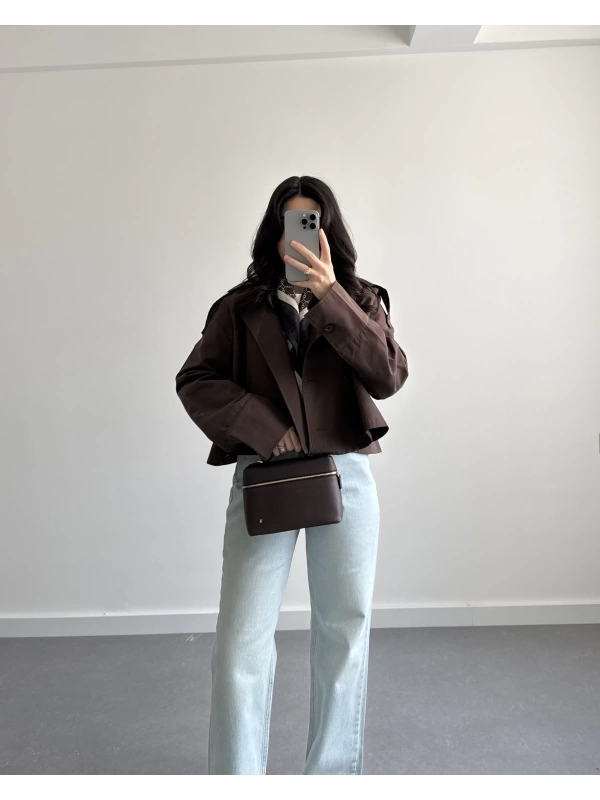 ALISA SHORT TRENCH COAT