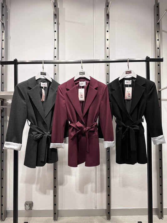 LULU TIE BLAZER JACKET