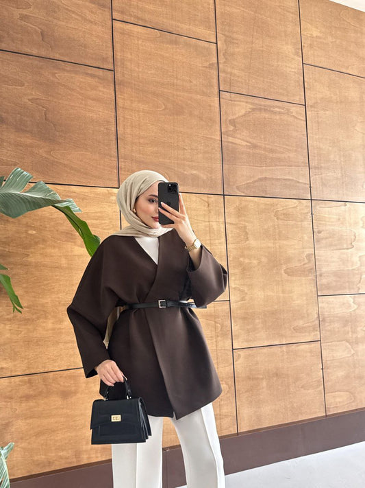 TALA SHORT TIE TRENCH COAT