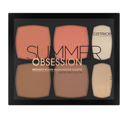 CATRICE SUMMER OBSESSION BRONZER, HIGHLIGHT, BLUSH PALETTE
