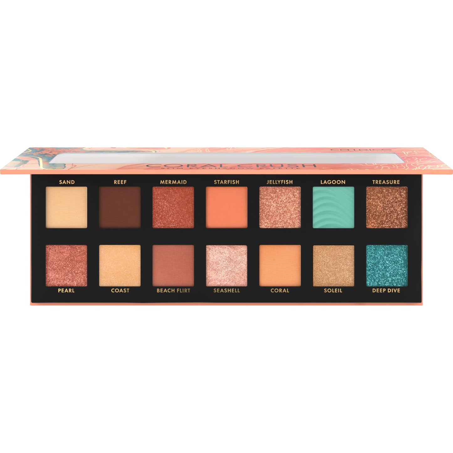 CATRICE CORAL CRUSH SLIM EYESHADOW PALETTE