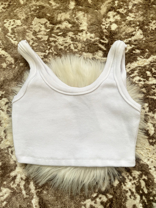 SIGNA CROP TANK - WHT