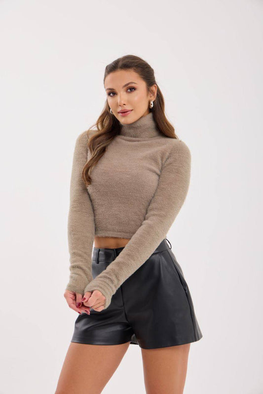 NAILA FUZZY KNIT SWEATER