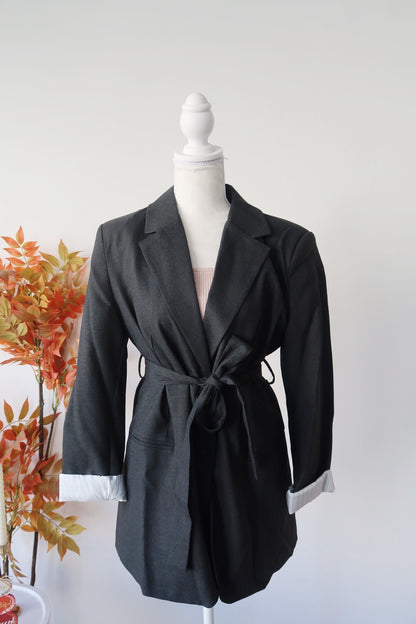 LULU TIE BLAZER JACKET