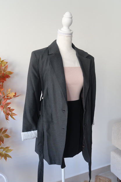 LULU TIE BLAZER JACKET