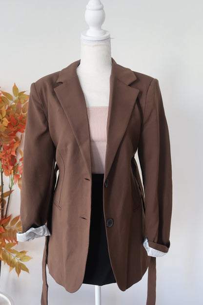 LULU TIE BLAZER JACKET