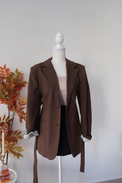 LULU TIE BLAZER JACKET