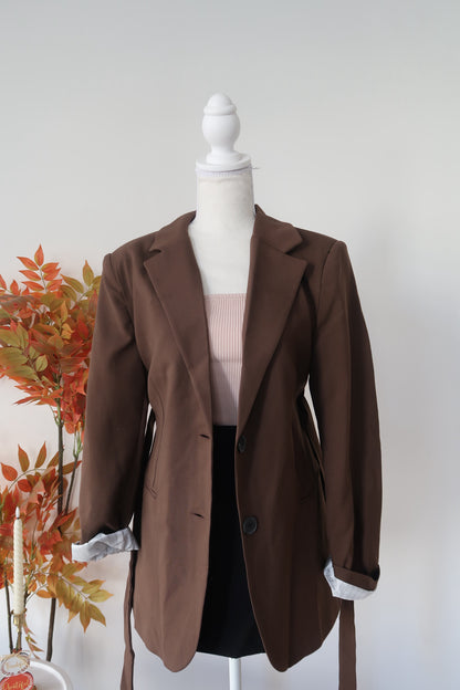 LULU TIE BLAZER JACKET