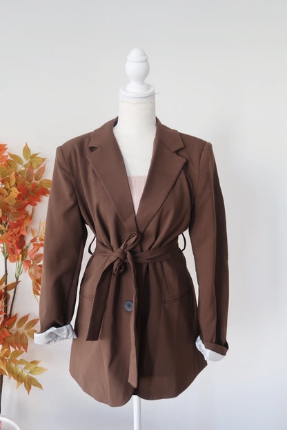 LULU TIE BLAZER JACKET