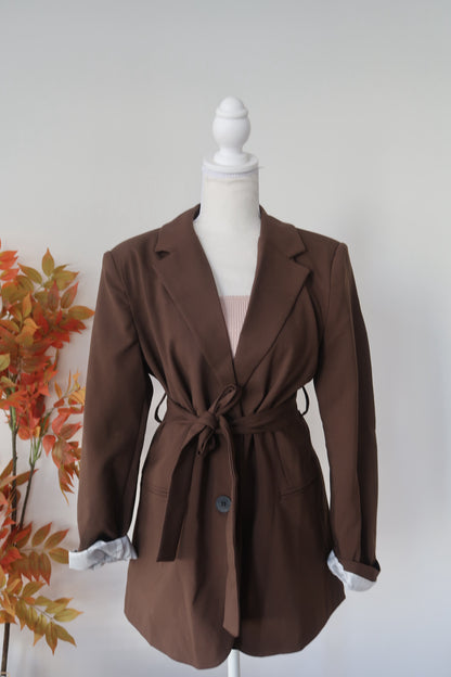 LULU TIE BLAZER JACKET