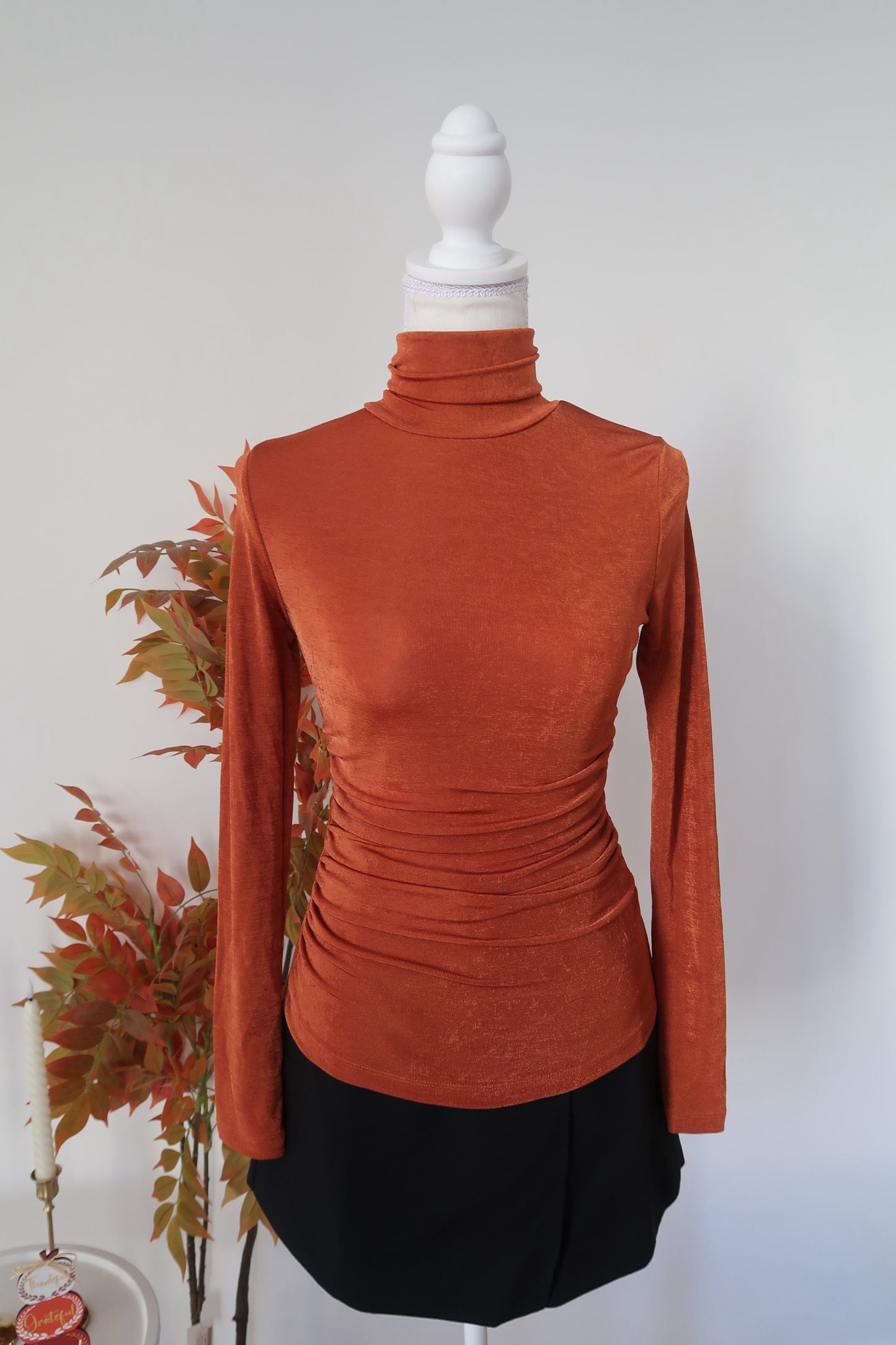 ELLA MOCK NECK LONG SLEEVE TOP