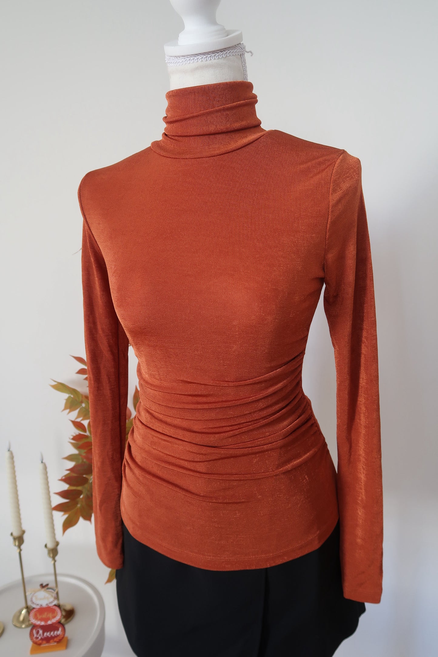 ELLA MOCK NECK LONG SLEEVE TOP