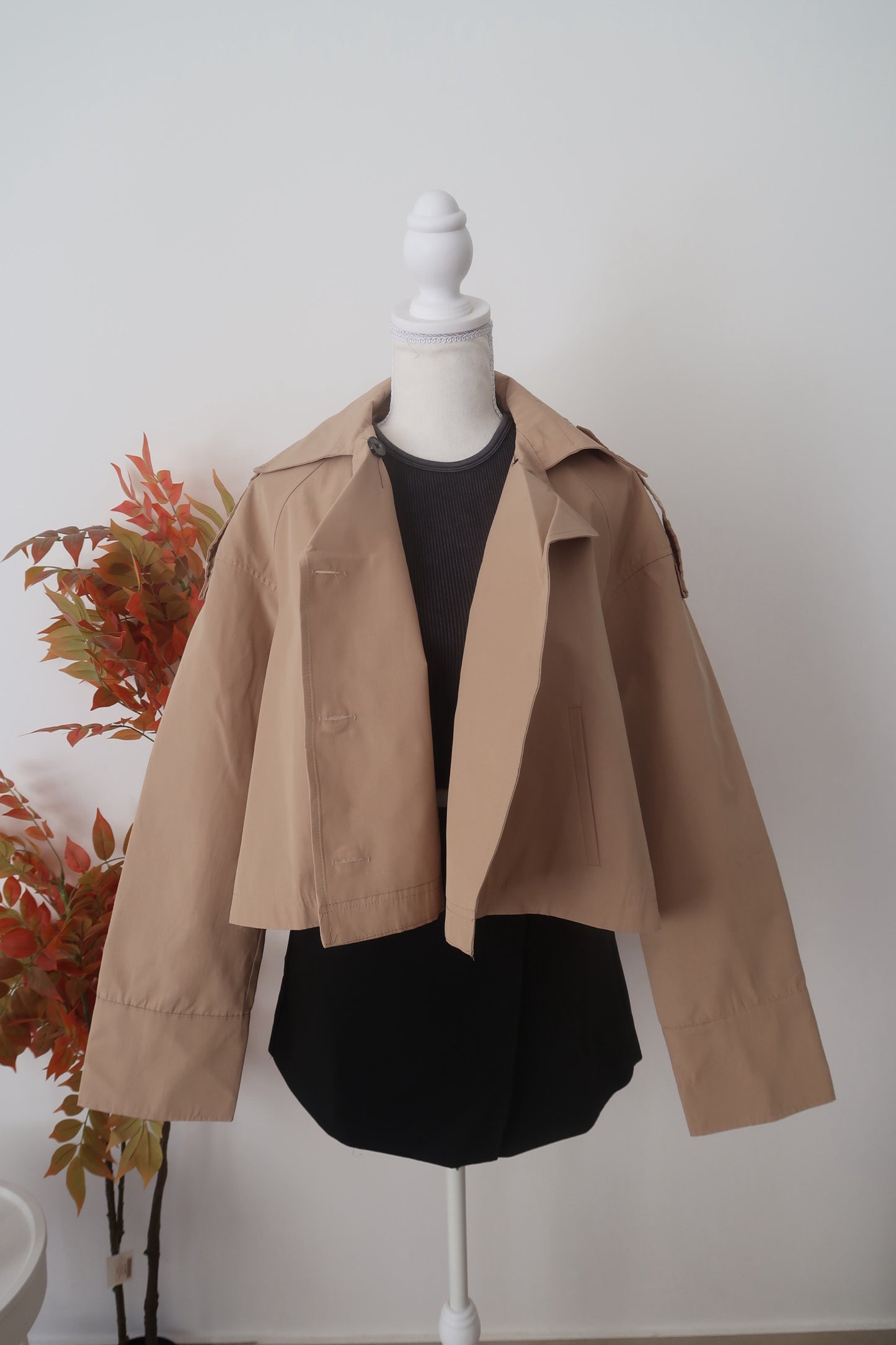 ALISA SHORT TRENCH COAT