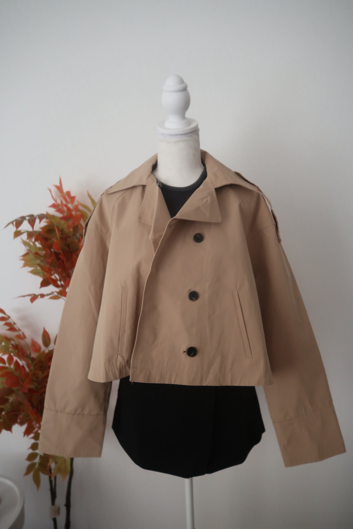 ALISA SHORT TRENCH COAT
