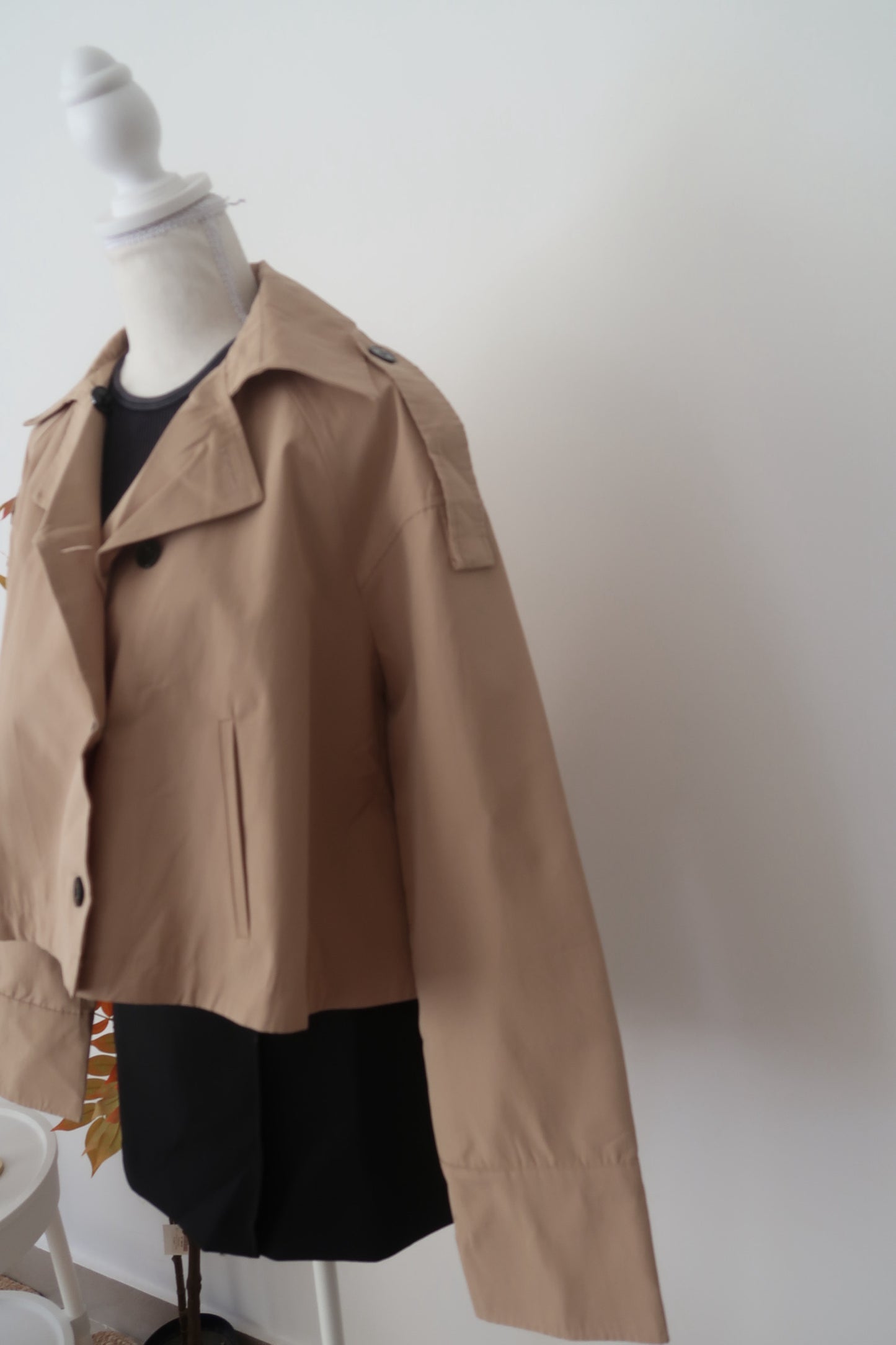 ALISA SHORT TRENCH COAT