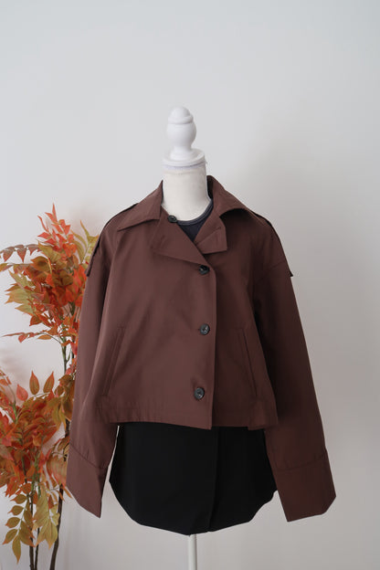 ALISA SHORT TRENCH COAT