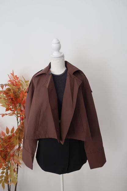 ALISA SHORT TRENCH COAT