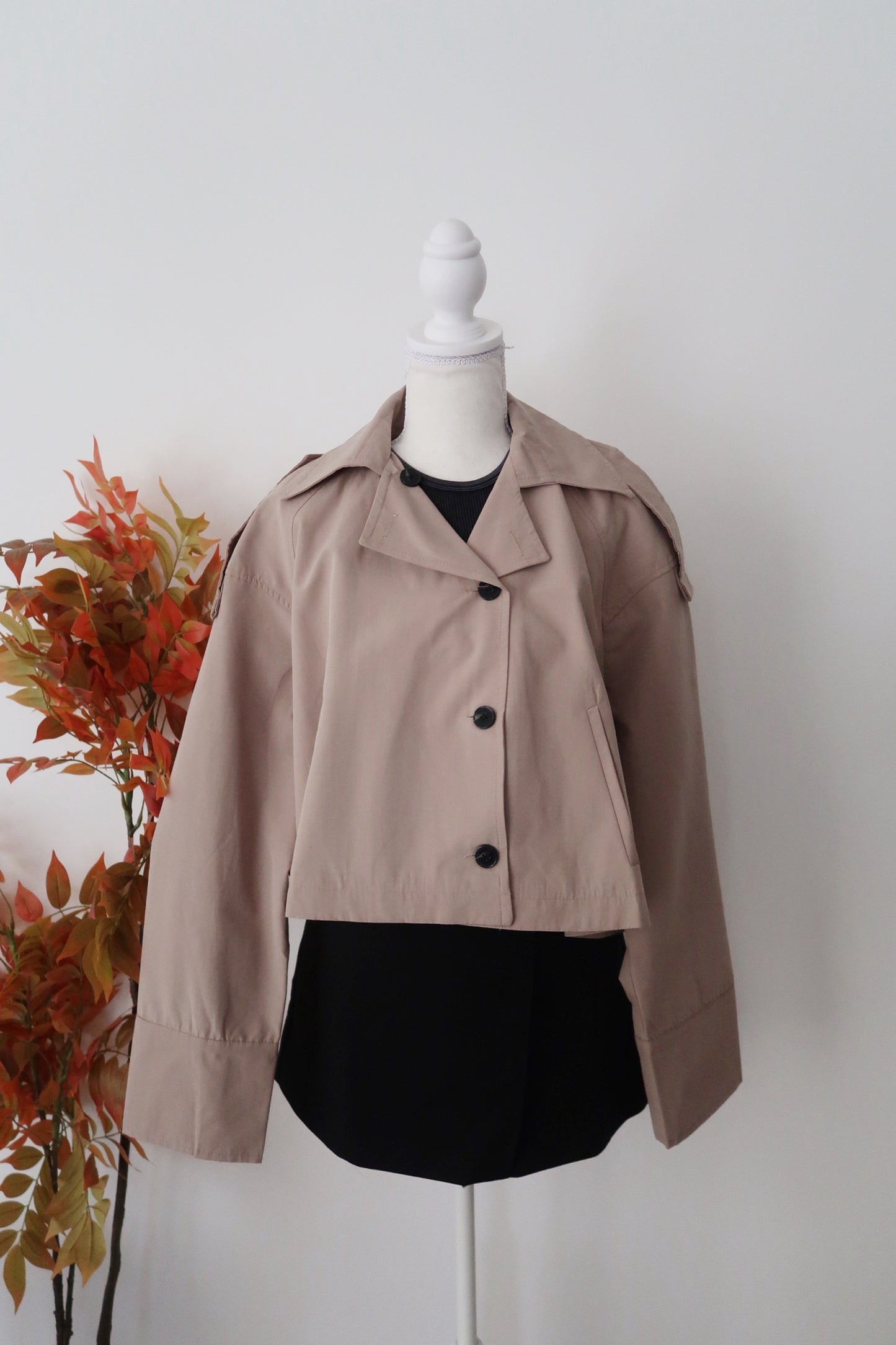 ALISA SHORT TRENCH COAT