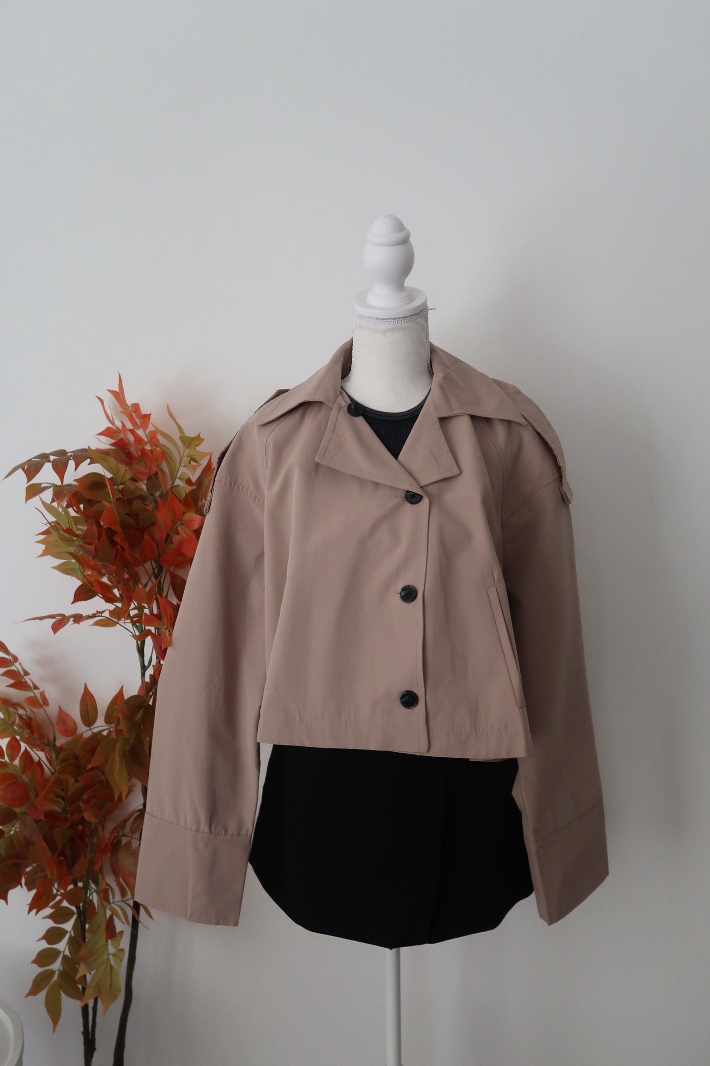 ALISA SHORT TRENCH COAT