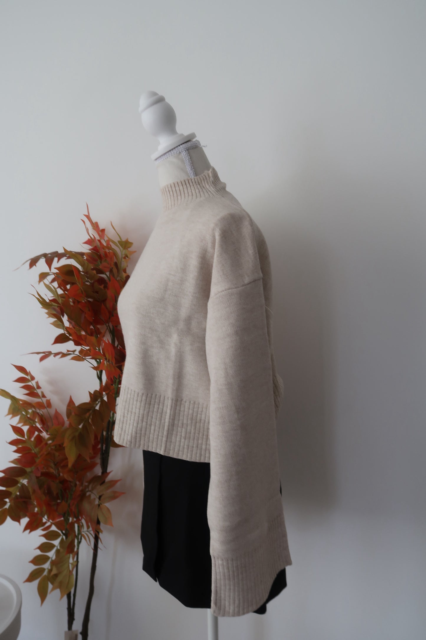 CAMILE MOCK KNECK SWEATER