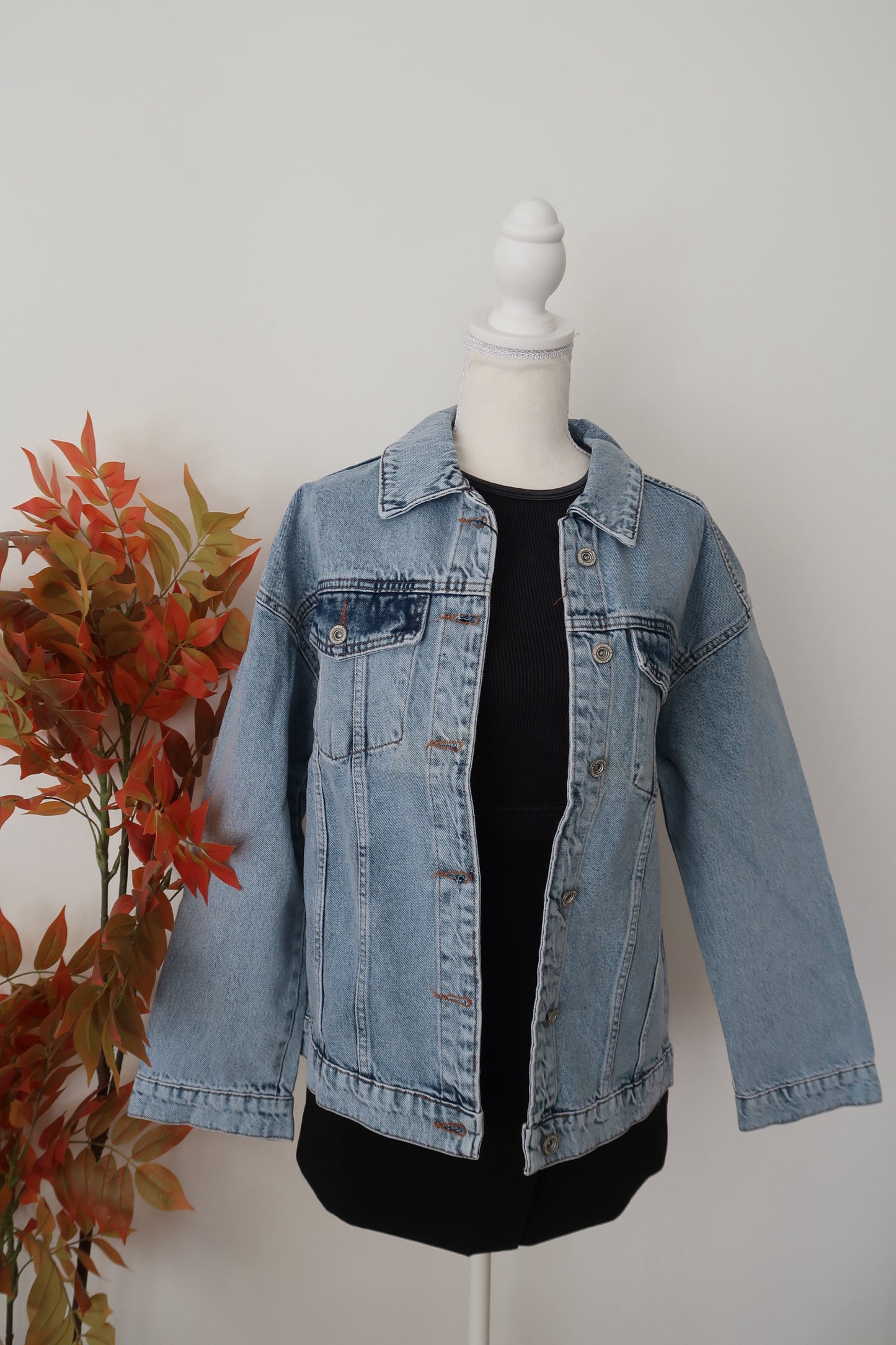 NAYA ACID WASH DENIM JACKET