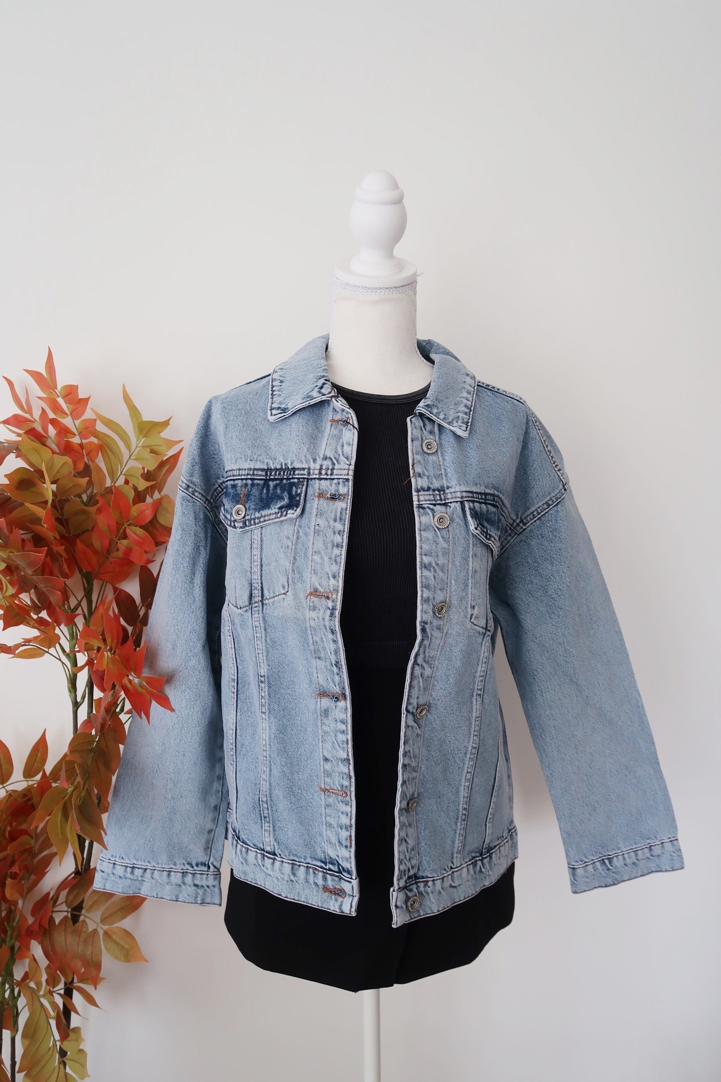 NAYA ACID WASH DENIM JACKET