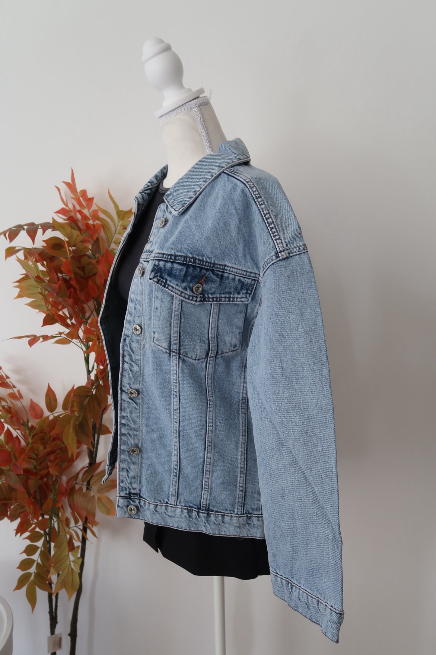 NAYA ACID WASH DENIM JACKET