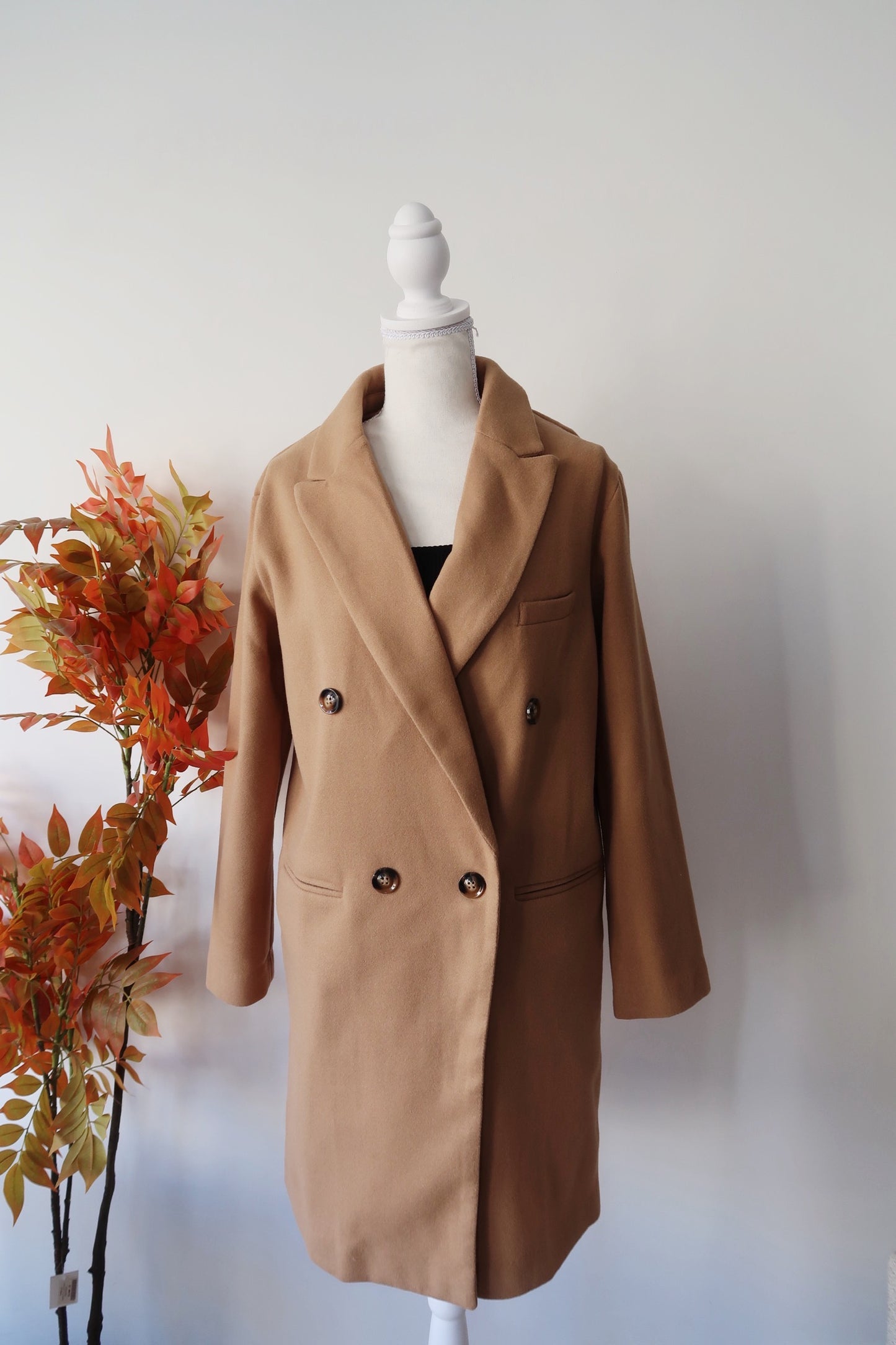 SASHA CAMEL COAT