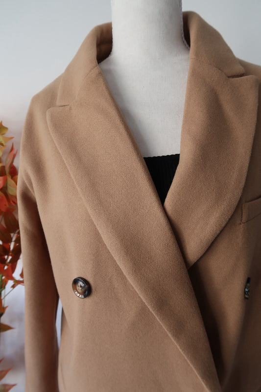 SASHA CAMEL COAT