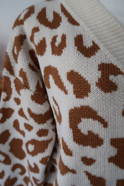 OVERSIZED CHEETAH CARDIGAN