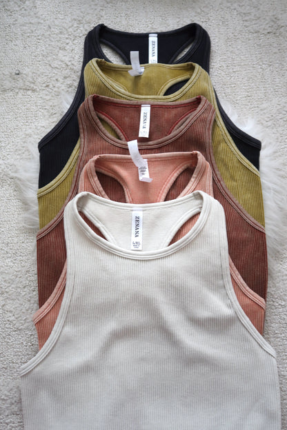 RASAL RIBBED TANK TOP