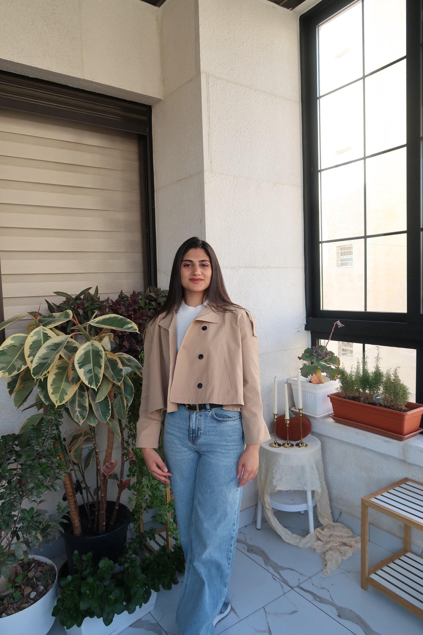 ALISA SHORT TRENCH COAT