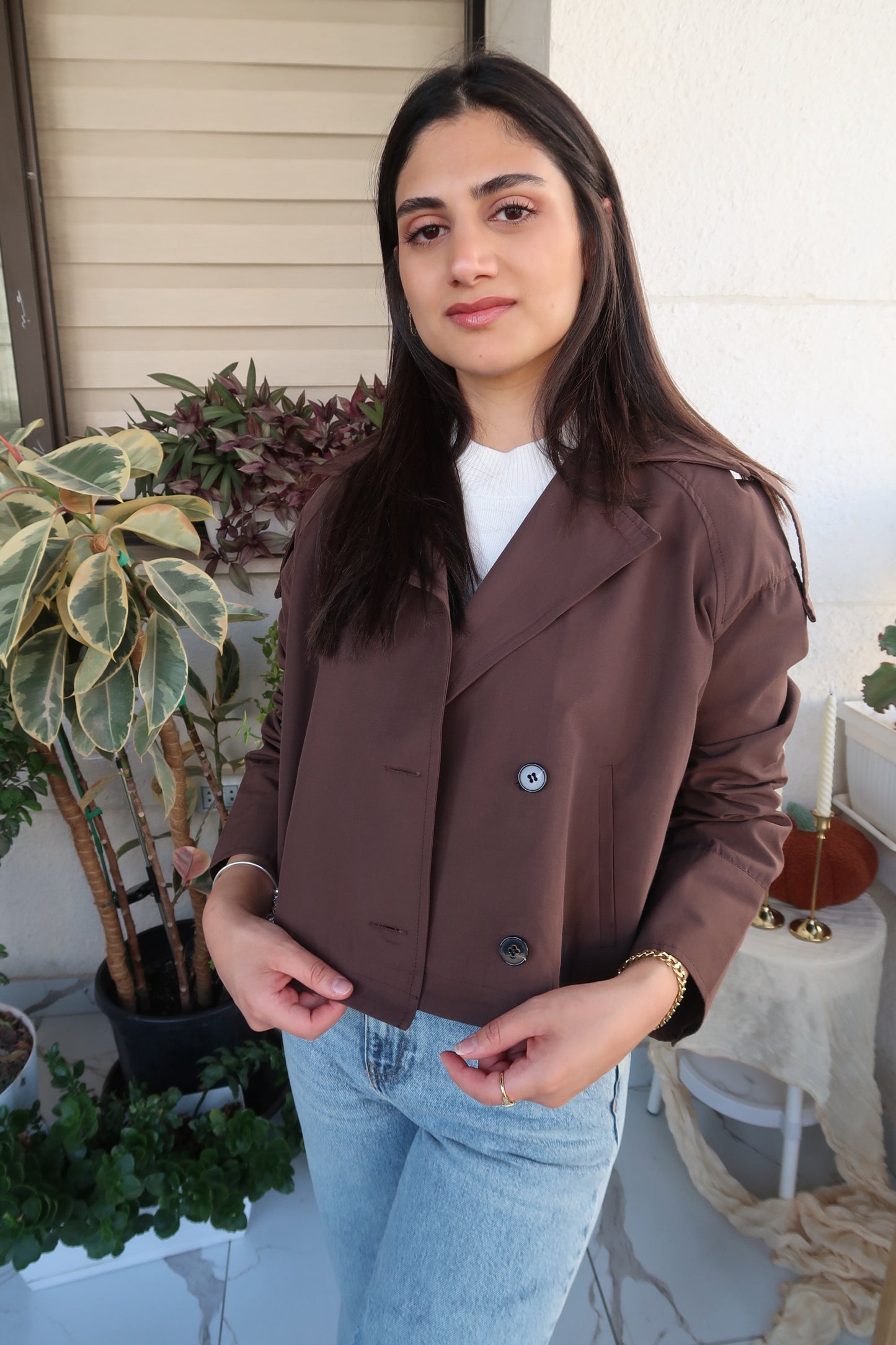 ALISA SHORT TRENCH COAT