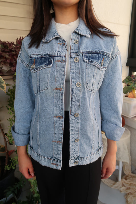 NAYA ACID WASH DENIM JACKET