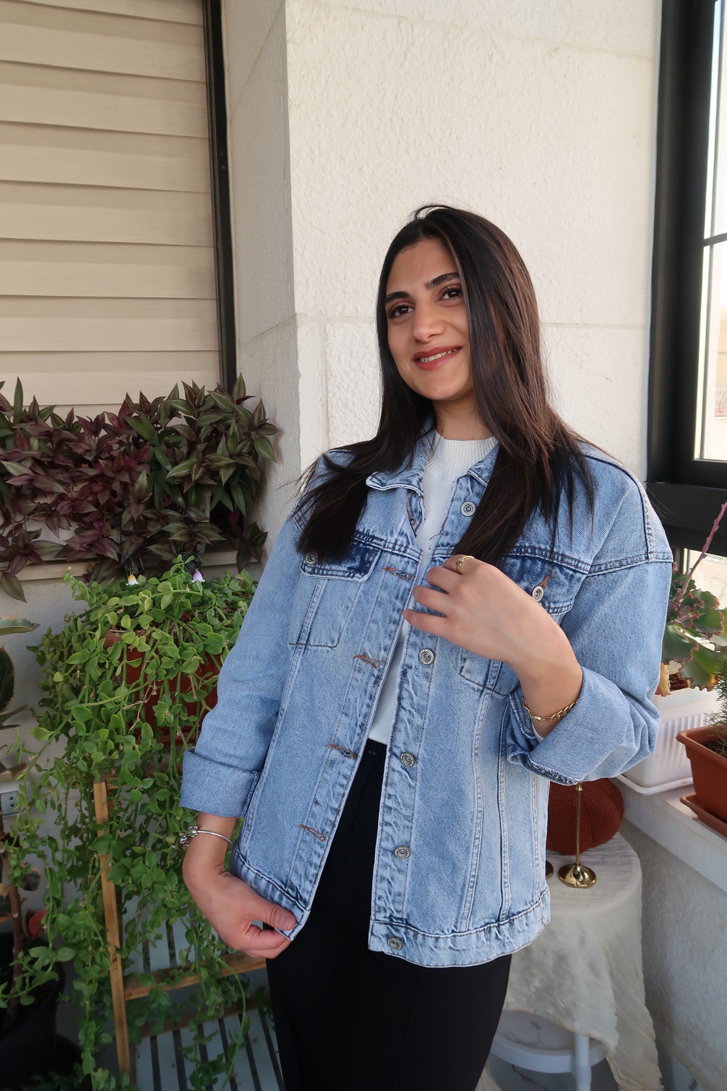 NAYA ACID WASH DENIM JACKET