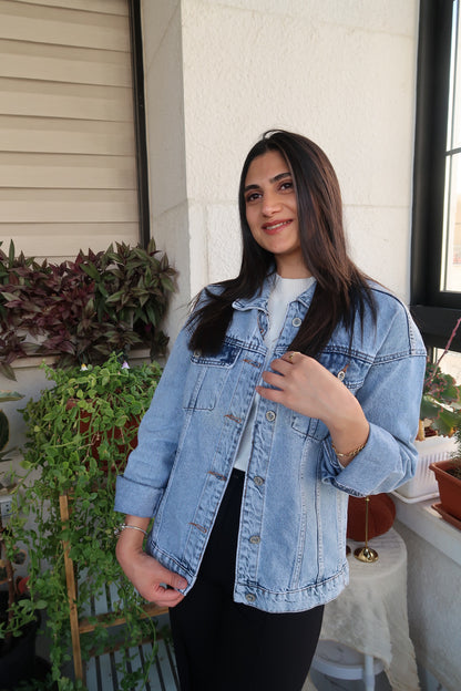 NAYA ACID WASH DENIM JACKET