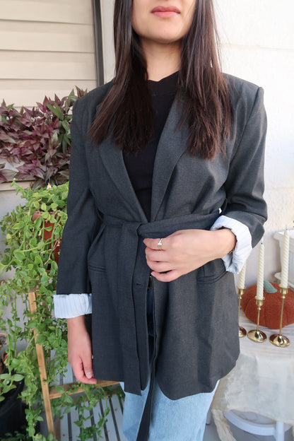 LULU TIE BLAZER JACKET