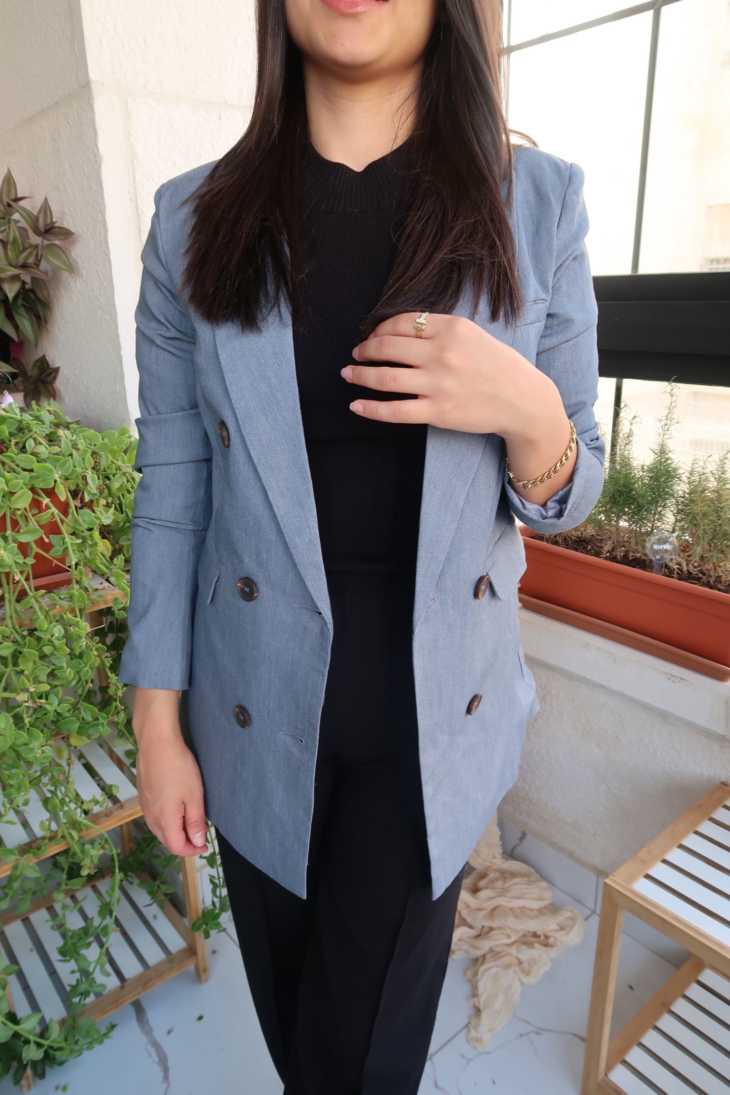 AVA DOUBLE BREASTED BLAZER