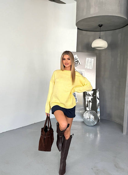 GWEN CUT OFF SWEATER