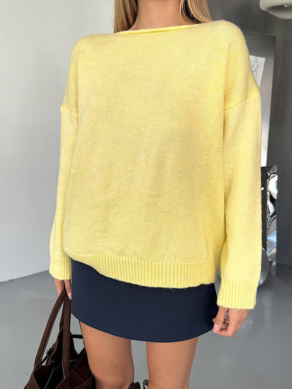 GWEN CUT OFF SWEATER