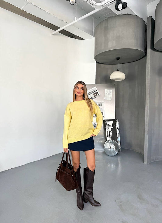 GWEN CUT OFF SWEATER