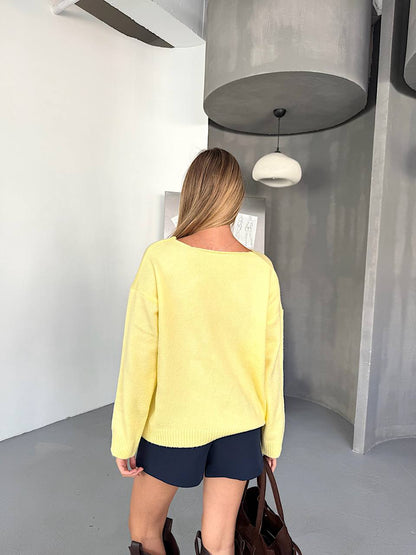 GWEN CUT OFF SWEATER