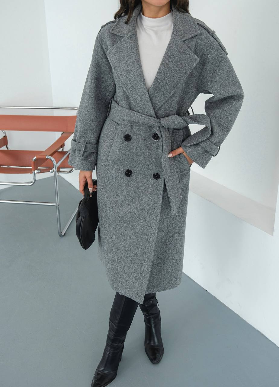 AZRA LONG WOOL COAT