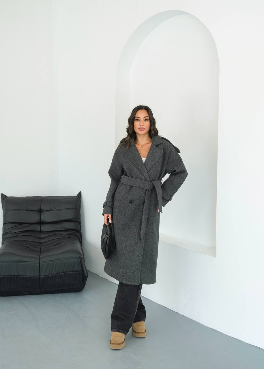 AZRA LONG WOOL COAT