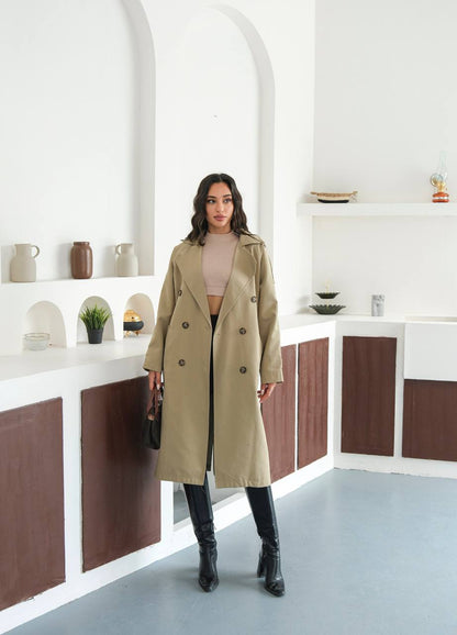 MISHA LONG TRENCH COAT
