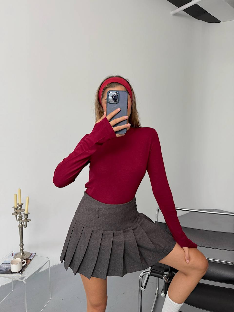 SIENNA LONG SLEEVE GLOVE TOP