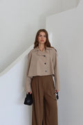 ALISA SHORT TRENCH COAT