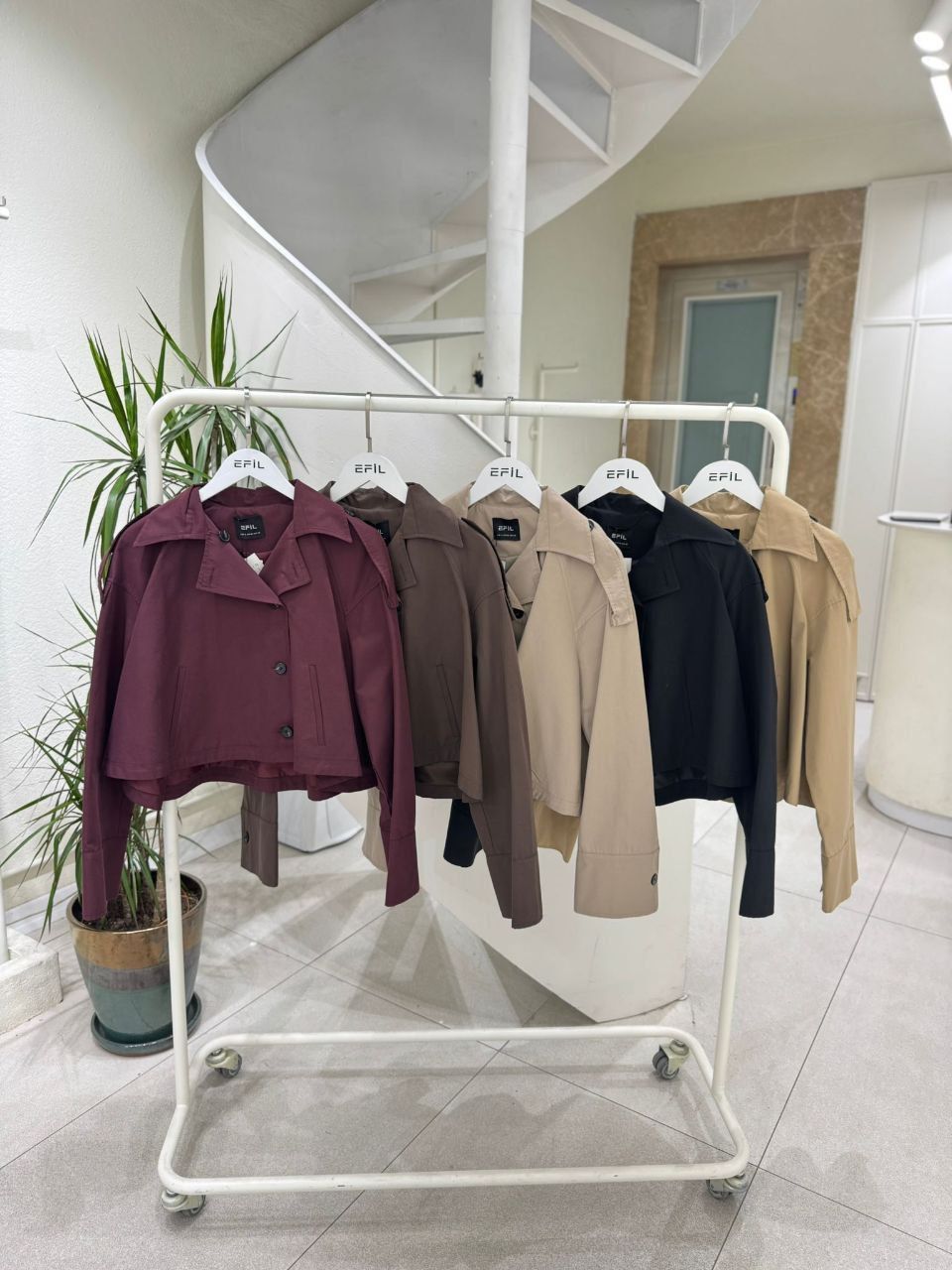 ALISA SHORT TRENCH COAT
